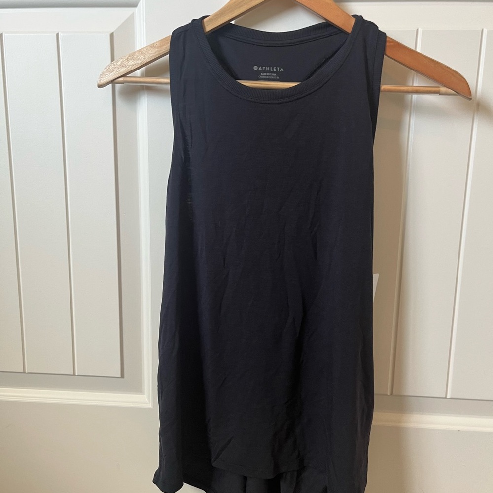 Athleta Ease In Black Tank Top
